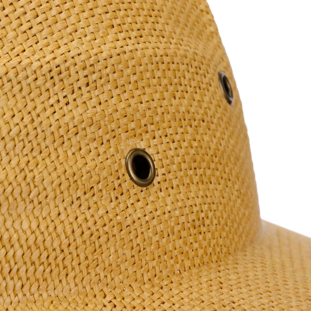 Conner Casco Colonial Bendigo Mujer/Hombre - Sombrero de Paja Verano con Banda Piel Primavera/Verano