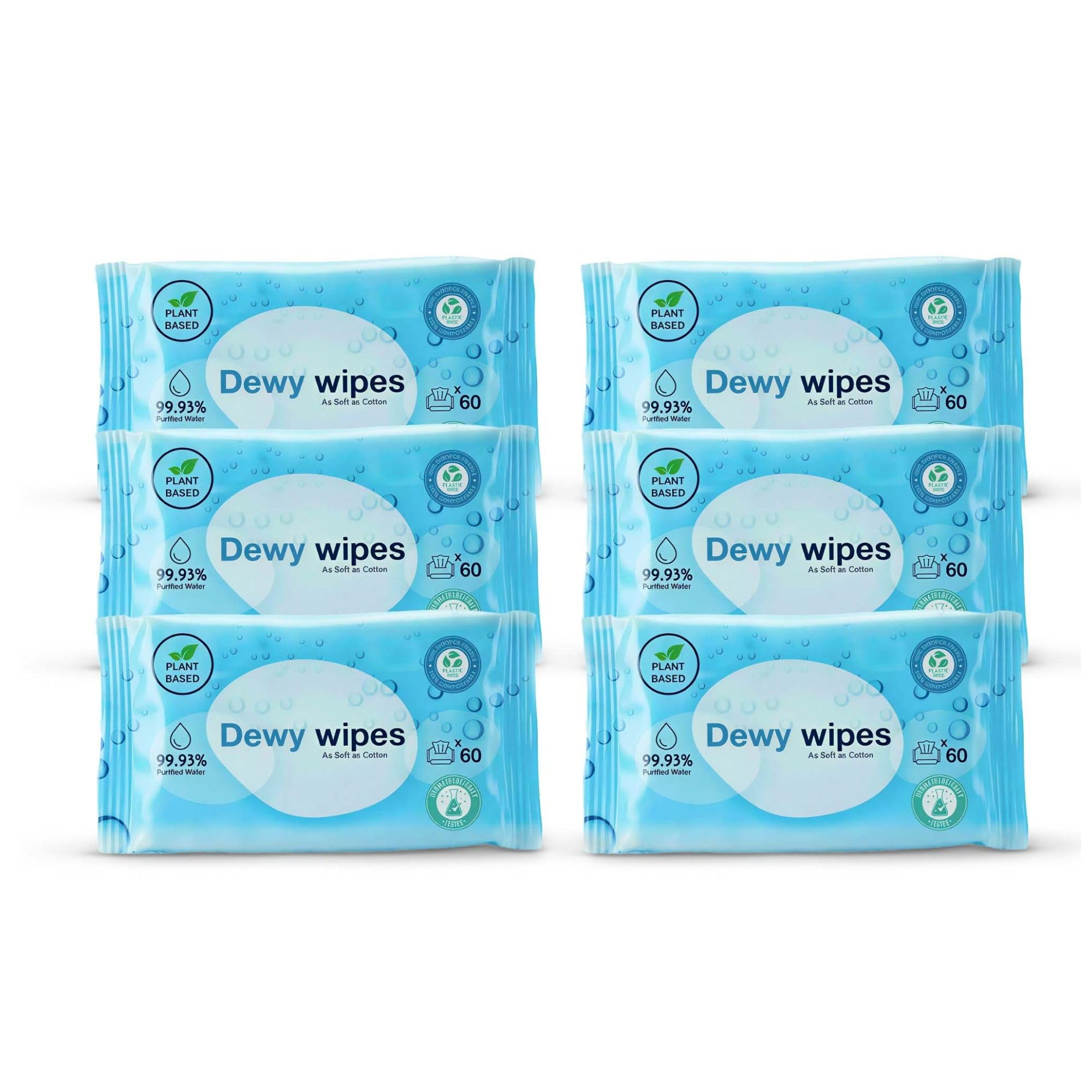 Wet Baby Wipes (720 Count, 12×60) 99.93% Purified Water | Ultra Sensitive & Unscented Wet Wipes for Baby | Safe for Newborn Babies Onwards | Plant-Based & Biodegradable Baby Wipes Multipack — view 11