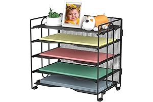 5 Tier Letter Tray Paper Organizer, Enhance Your Desk Efficiency