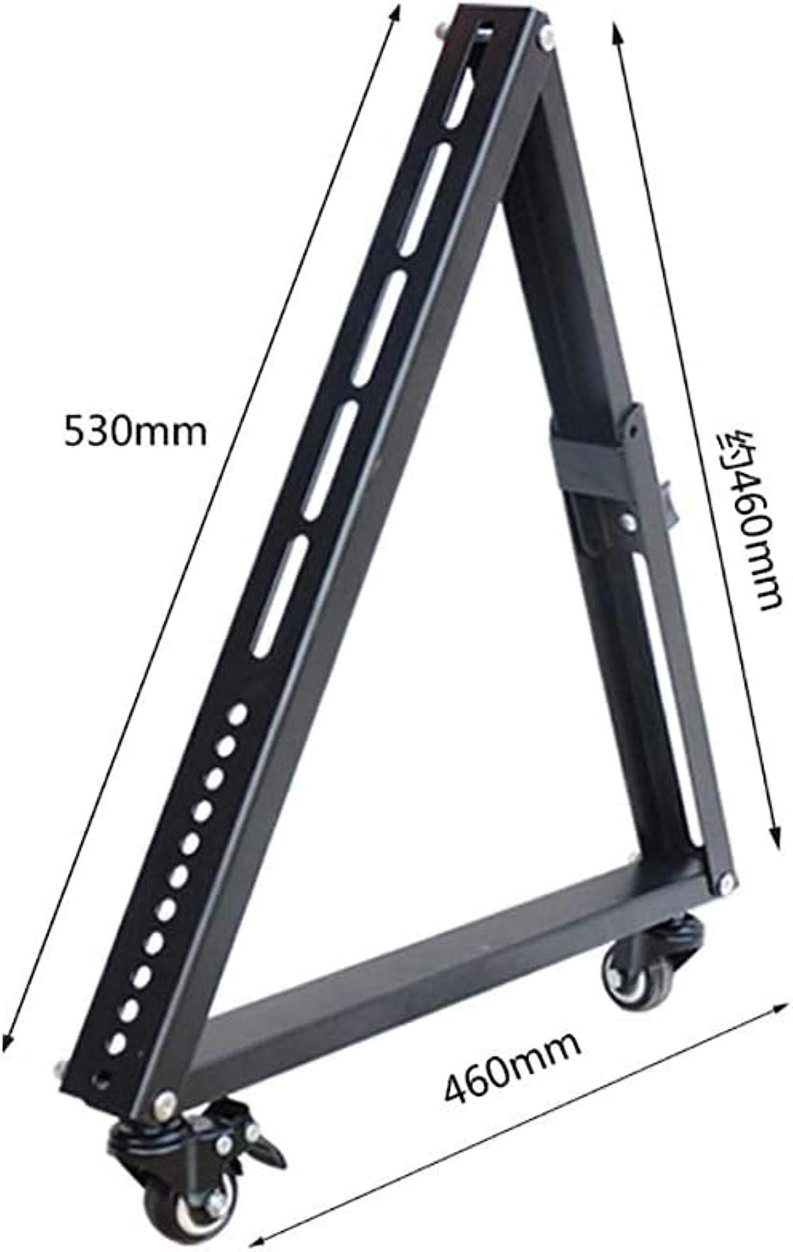 Supporto TV da Pavimento, Supporto TV universale da tavolo Supporto TV mobile da pavimento/Vassoio carrello - Supporto TV alto Supporto staffa VESA per carrello TV con display domestico al plasma/LCD/