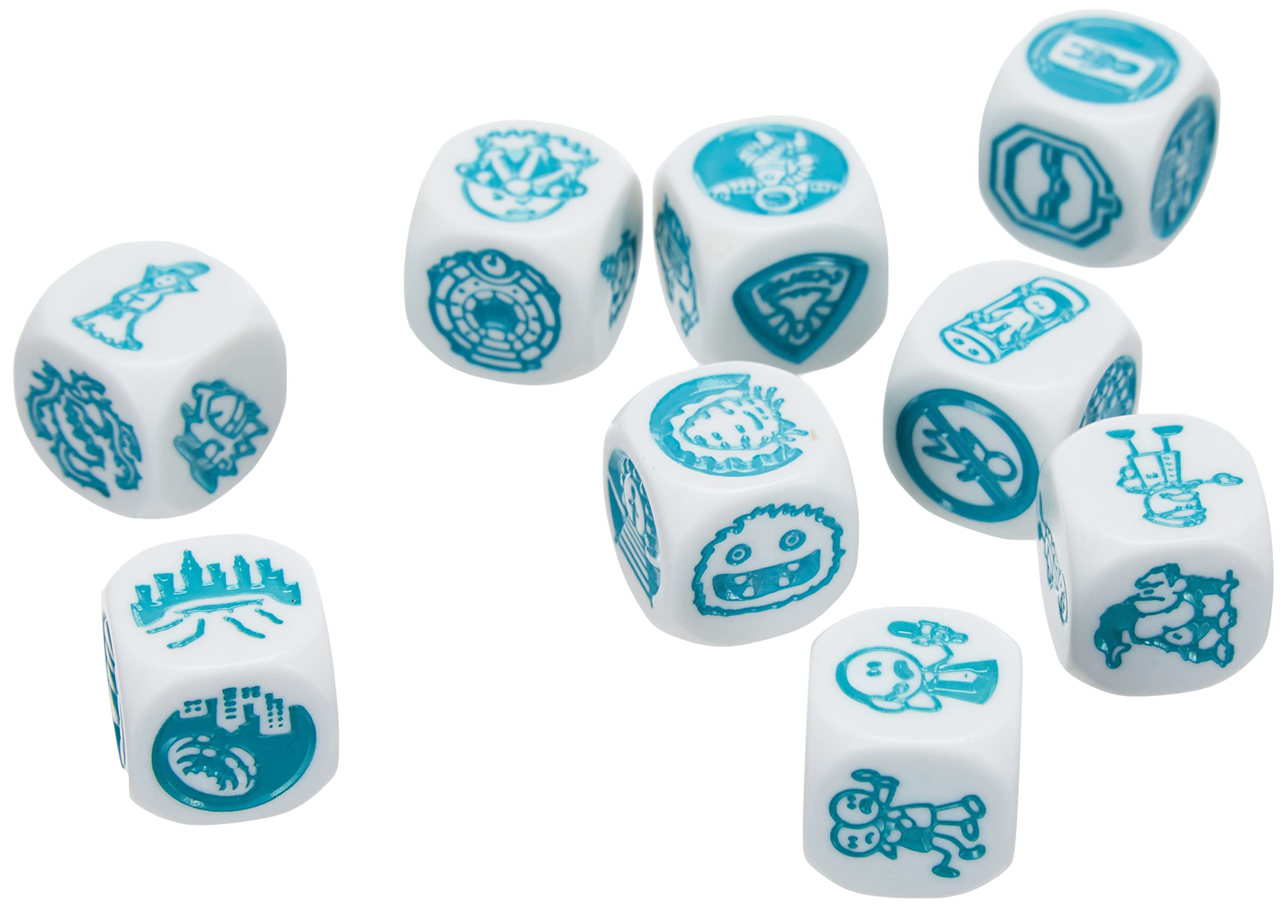 Asmodee Italia, Rory's Story Cubes Astro (Ottanio), Gioco di Dadi per Creare Storie, Edizione in Italiano, 8085