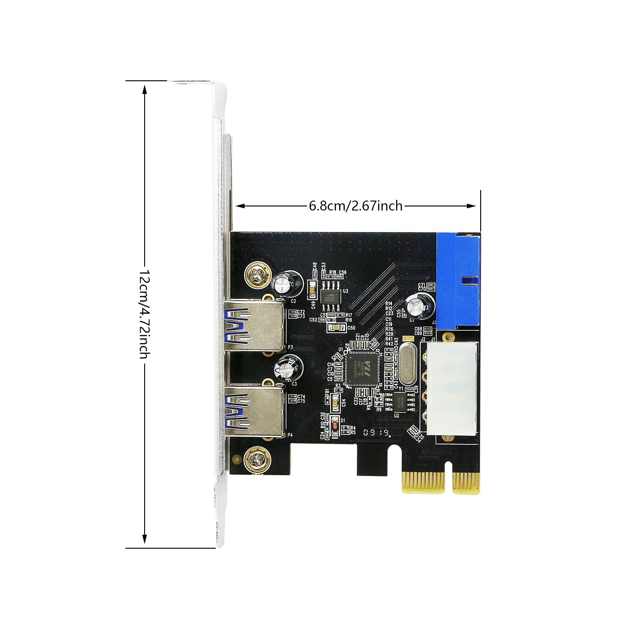 Scheda PCI A USB 2.0 - 5 Porte, Chip NEC, Per PC Desktop, Plug And Play - Foto 3