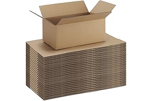 CRUGLA 9x6x4 Shipping Boxes for Small Business