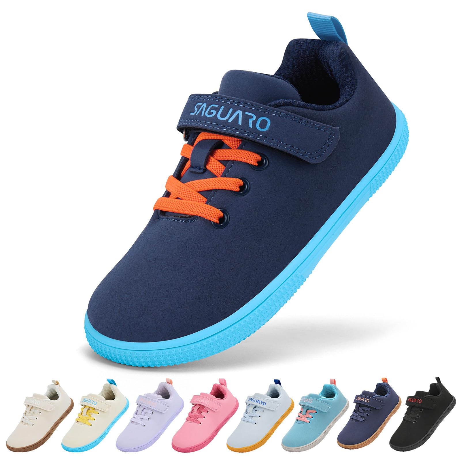 SAGUARO Barefoot Shoes Enfant Chaussures Minimalistes avec Zero Drop Sole et Wide Toe Box, 25-36 EU