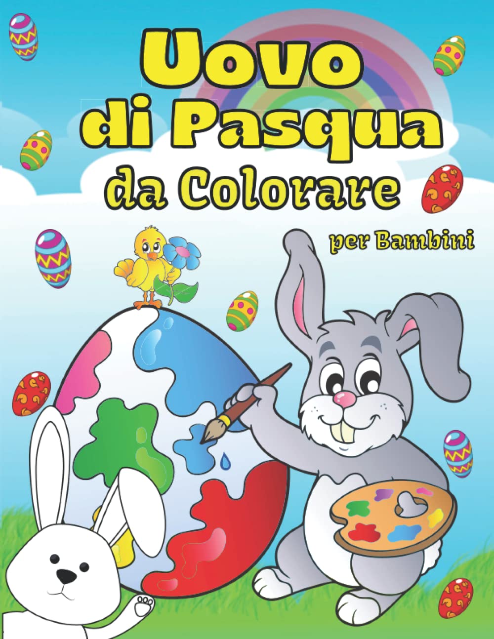 Baker Ross Striscioni di Pasqua da Colorare - Confezione da 3, Mestieri di Pasqua per Bambini (AX794