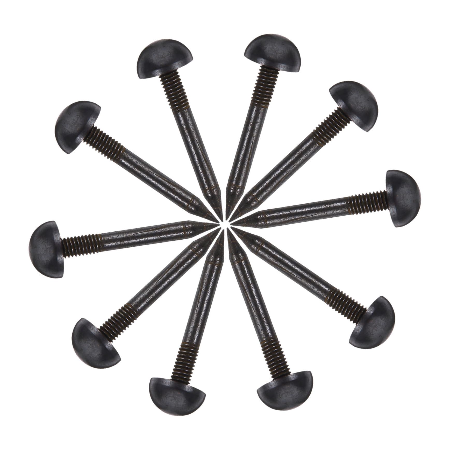 STOBAZA Classic Shape Bronze Nails 10pcs Upholstery Tacks Metal Furniture Tacks Easy Install for Sofa Chair Bench