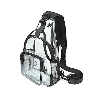 Stadium Approved Clear Bag | Mini Clear Shoulder Bag for Concerts & Festivals