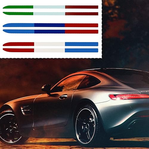 Miniatura 6 de AICEL 6 calcomanías reflectantes para espejo retrovisor para automóvil, impermeables, decoración gráfica, calcomanía de personalidad, accesorios