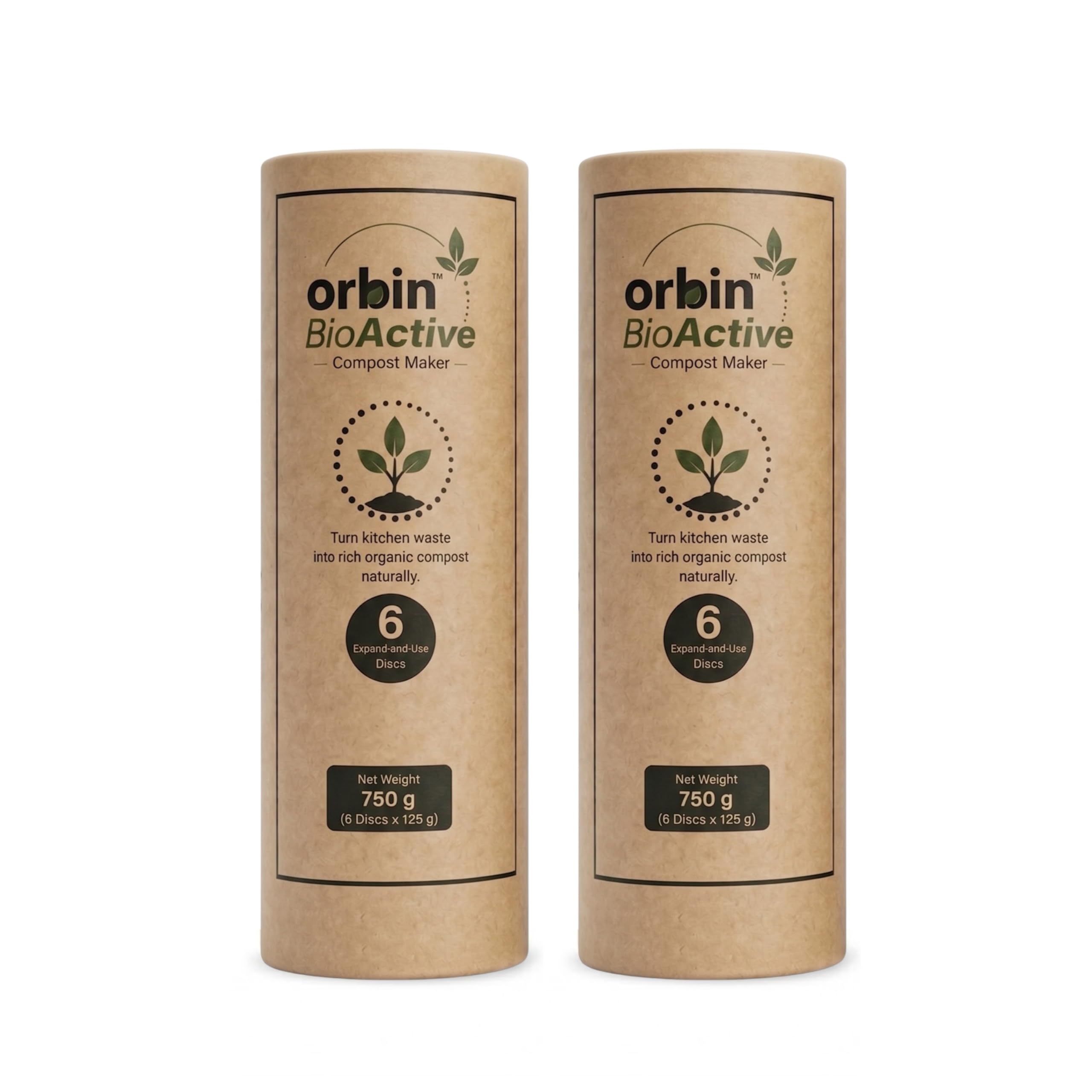 Orbin BioActive Compost Maker (Pack of 2/1.5kg) | Expand-and-Use Compost Accelerator for Kitchen Waste Composting | The only compost maker infused with herbal extracts to make composting odour free and faster-image-7