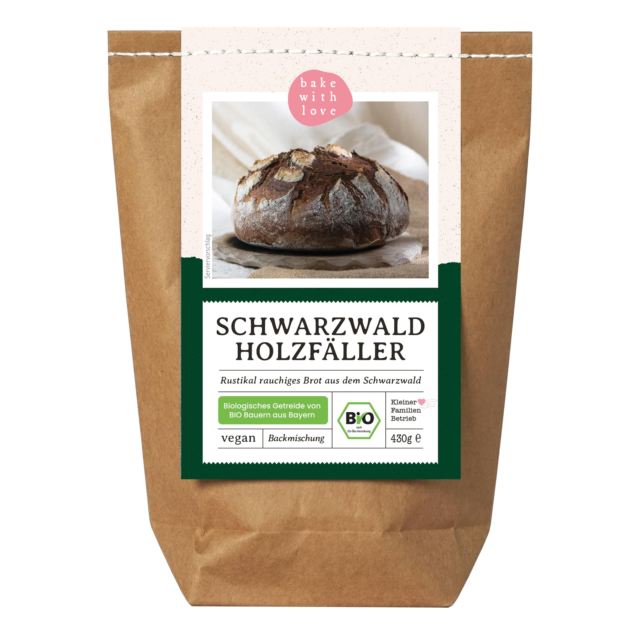 Bake with Love - Black Forest Gourmet Box | zestaw upominkowy z delikatesów ze Schwarzwaldu | koszyk prezentowy na Boże Narodzenie | kosz prezentowy wypełniony mieszankami chleba z bio, konfiturą i