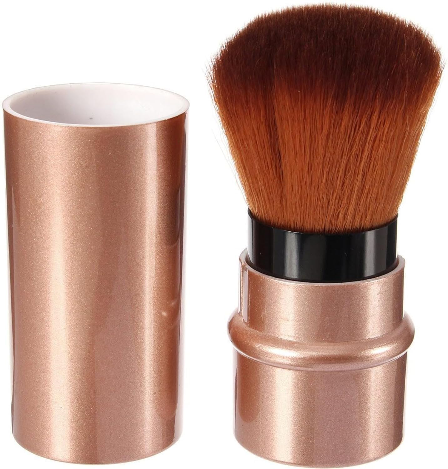 Cosmetic Brush With Retractable For Powder, Blush, Face Blender, Mineral Blending Buffing, Concealer And Makeup Brush Portable With Cover (256) (Pack OF 1)-picture-27