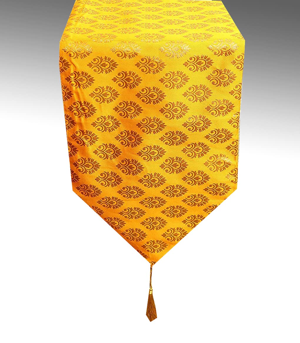 Pinkparrot Jacquard Table Runner Size 12x70 inch 1 pc-Orange (B0BN3YG3Z7) Amazon Price History, Amazon Price Tracker