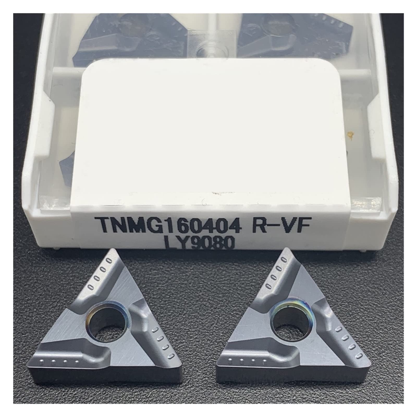Hartmetall Drehmaschine Werkzeug Set, Wendbare CNC Metall Schneidklingen, 10 Stück Einsatz Werkzeug Kit für Präzisionsbearbeitung