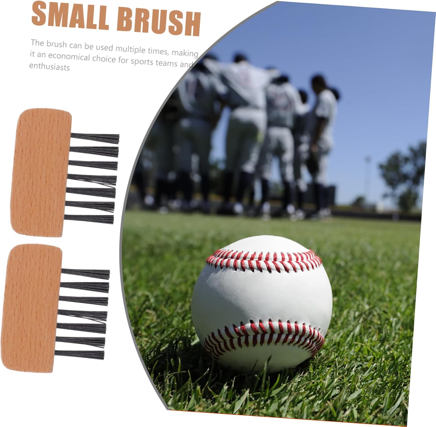 3pcs Softball Home Plate Brush Professional Umpire Brush for Referees Flexible Bristles for Thorough Cleaning Dirt and Grass Easy Storage and Maintenance