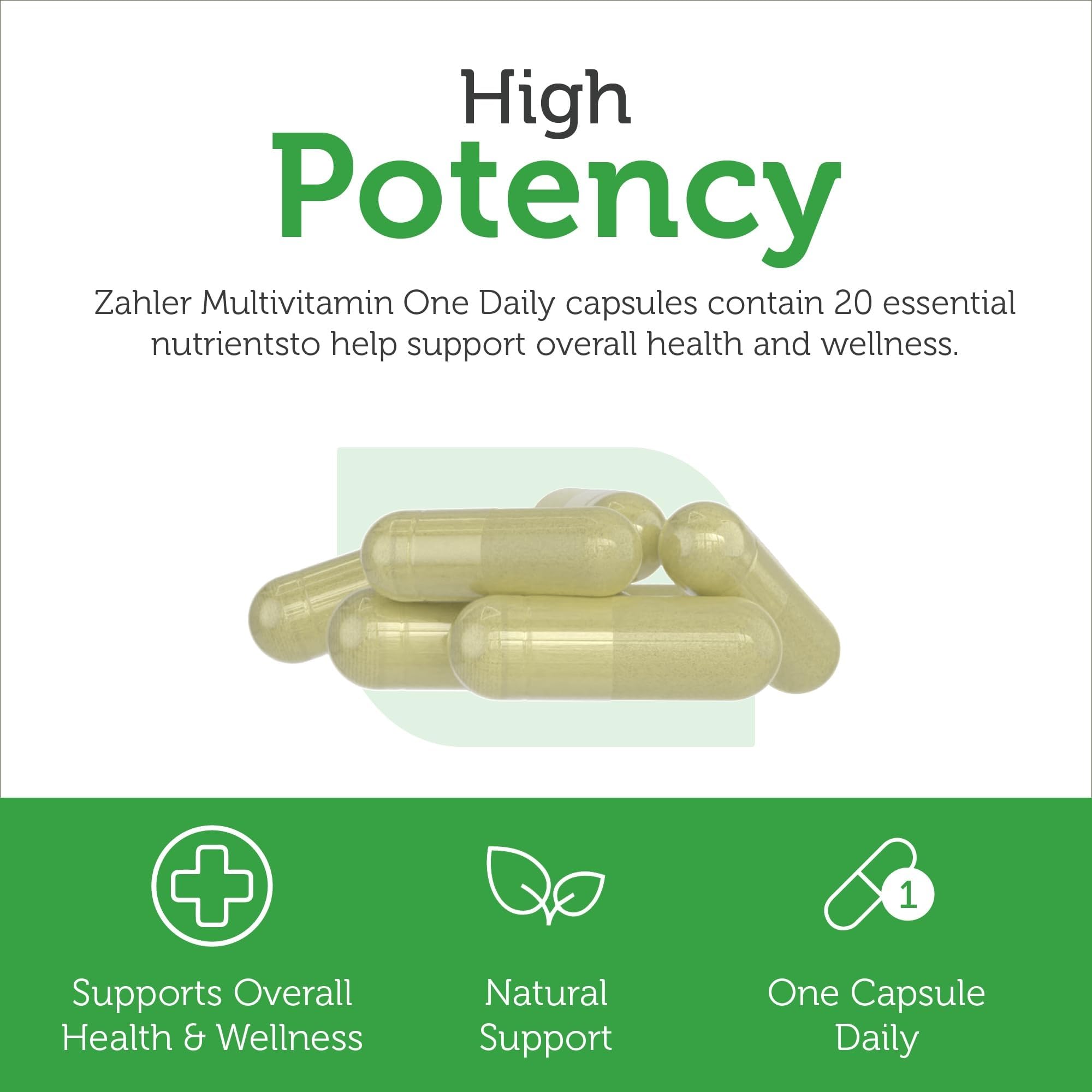 Zahler - One Daily Vegan Multivitamins for Women & Men (60 Count) Kosher Essential Vitamins & Minerals with Whole Food Spectra Blend - Vegetarian and Vegan Vitamins for Adults — Amazon image 4