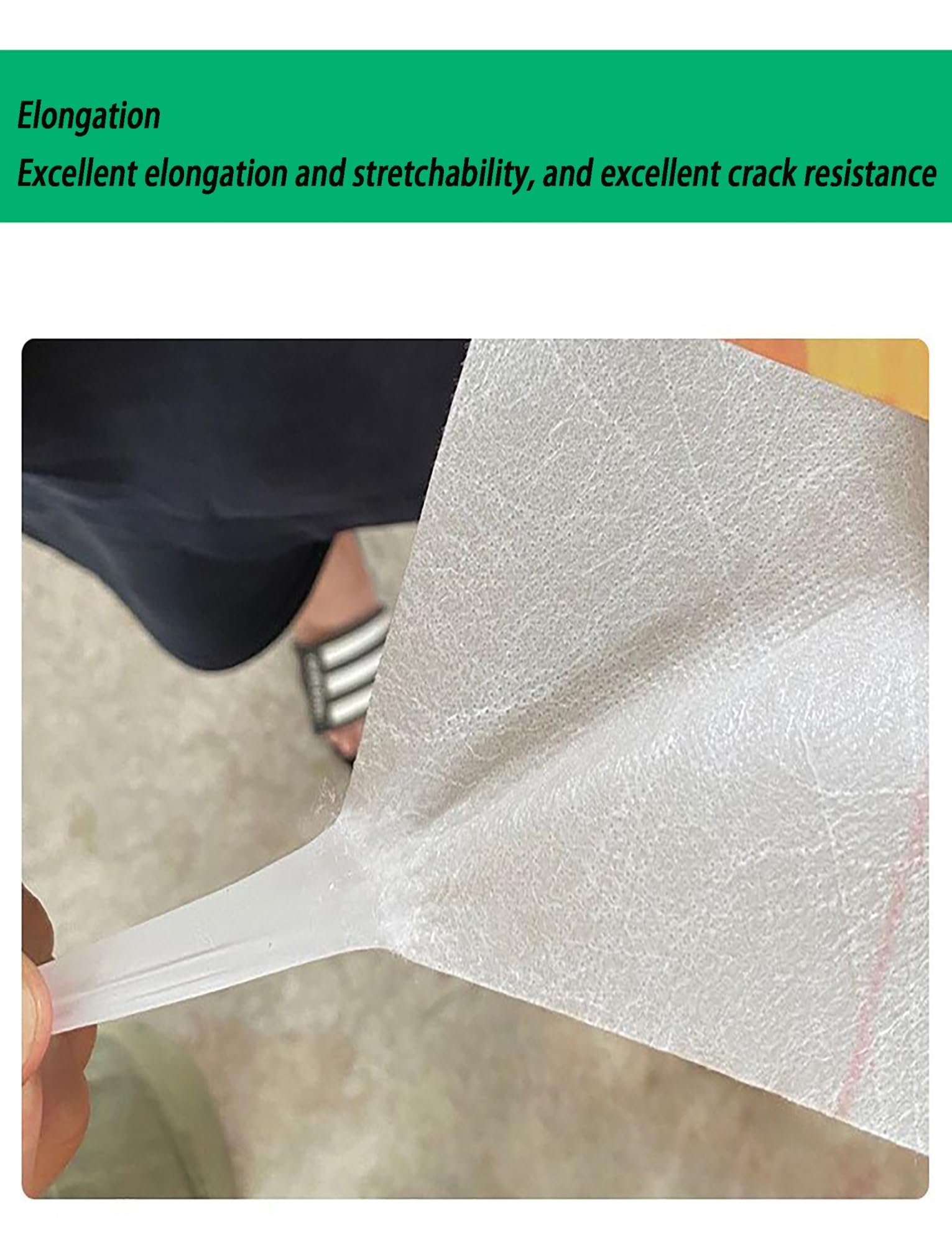 Membrana impermeable, polipropileno, resistente a la humedad para techo y baño, ideal para impermeabilizar techos y sellar grietas
