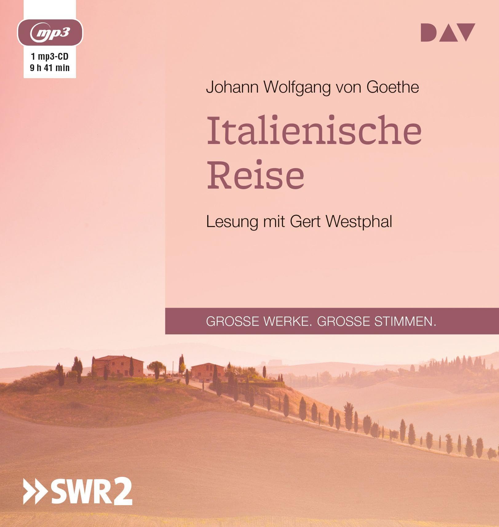 Italienische Reise: Lesung mit Gert Westphal (1 mp3-CD)