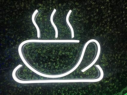 Light up coffee sign Clearance