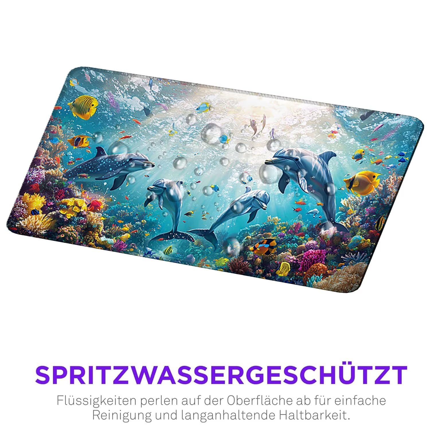 Podkładka pod mysz do gier, 1600 x 800 mm, XXL, duża gamingowa podkładka pod mysz, wodoodporna podkładka pod mysz, długa podkładka na biurko z przeszytymi krawędziami, mata na biurko z gumową podstawą