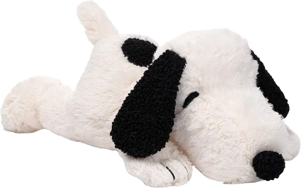 Lambs &amp; Ivy Classic Snoopy Plush White Stuffed Animal Toy Plushie - Dog