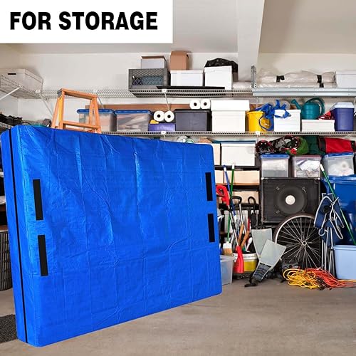 Miniatura 6 de SGPAC Bolsas de colchón resistentes para mudanza y almacenamiento, bolsa de almacenamiento de colchón extra gruesa tamaño Queen, funda de colchón