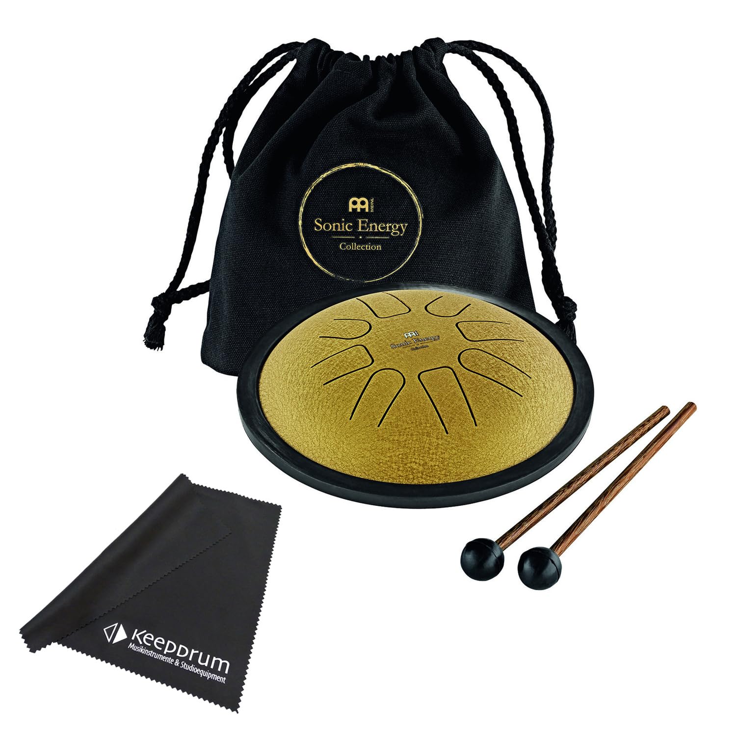 Meinl Sonic Energy SSTD3G - Tambor tongue (8 tonos, incluye gamuza de microfibra)