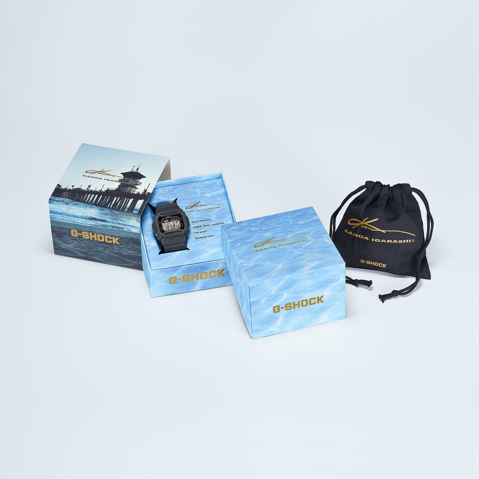 Casio Reloj analógico de Cuarzo Unisex con Correa en GLX-5600KB-1ER, Correa