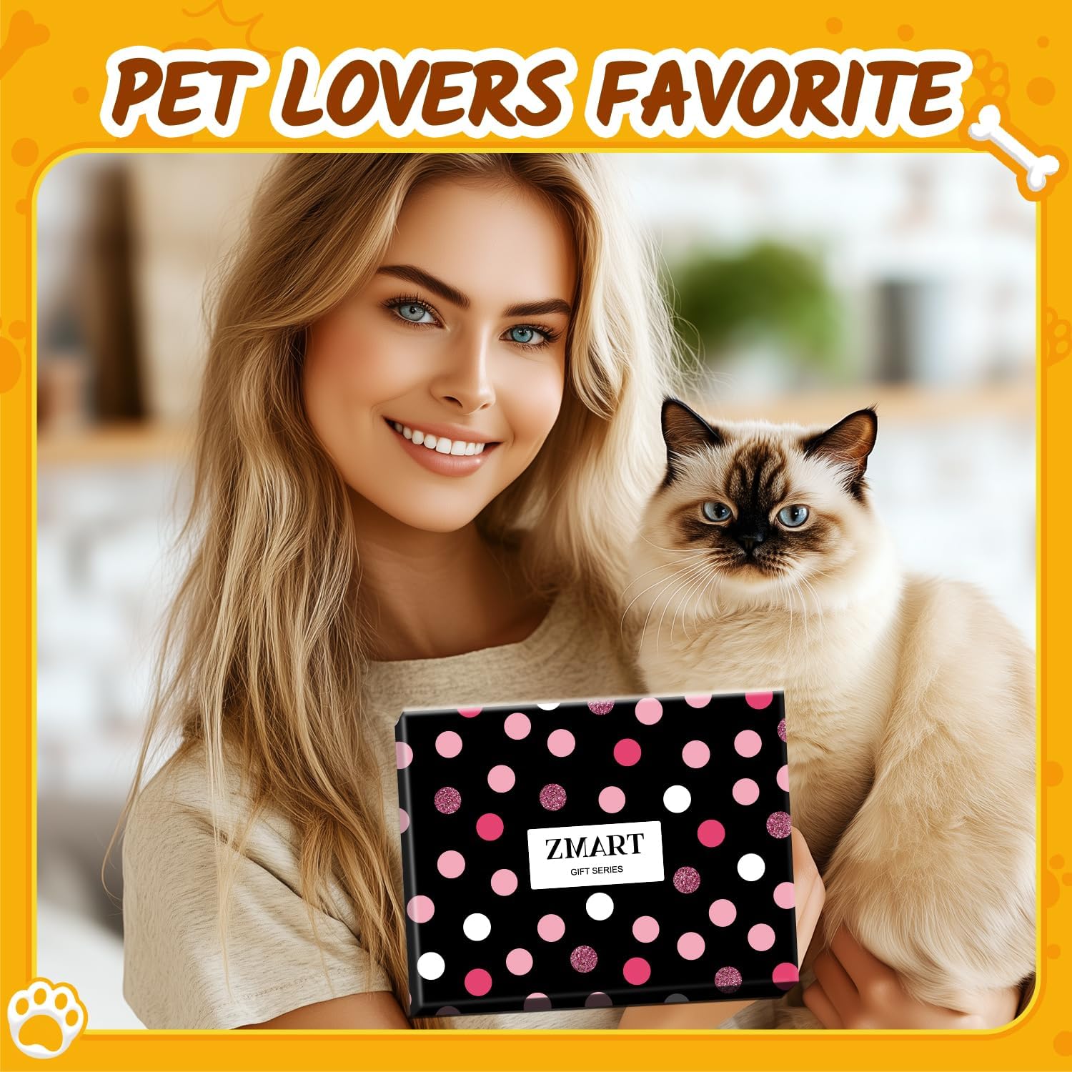 Cat Dad Dog Mom Gifts - Funny Crazy Socks for Women Men, Cat Dog Lover Gift Ideas - Image 2