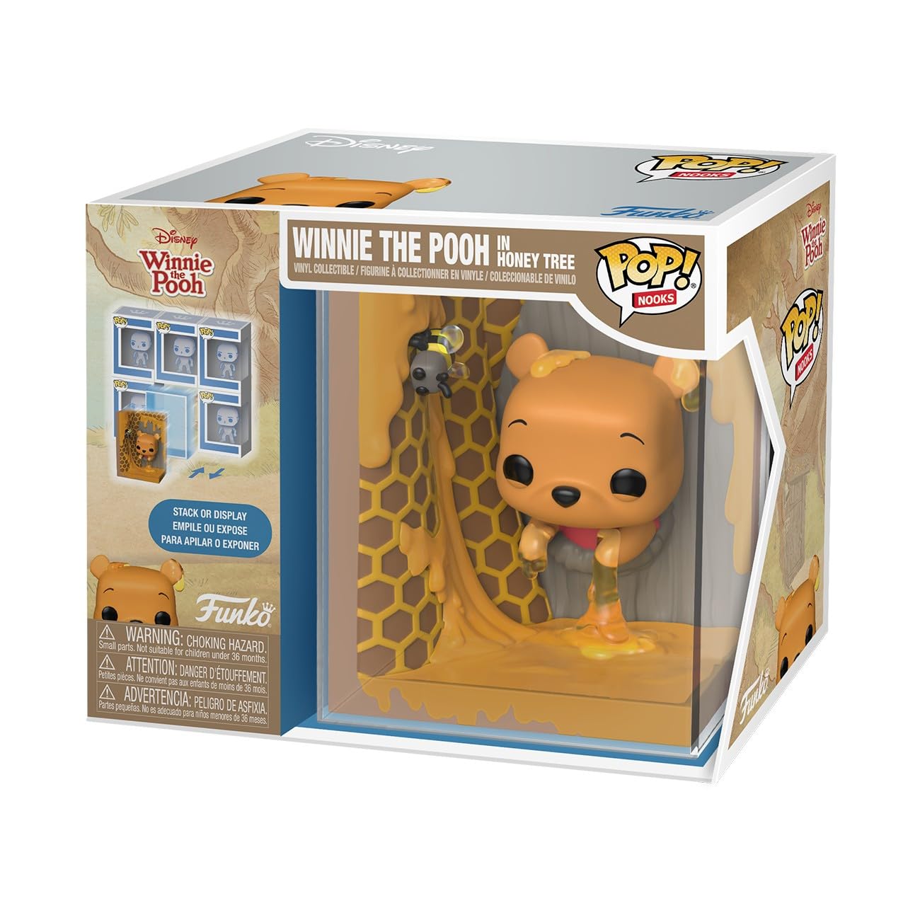 Funko Pop! Nooks: Winnie The Pooh - Honey Tree - Stack or Display - Figura de Vinilo Coleccionable - Idea de Regalo - Mercancía Oficial - Juguetes para niños y Adultos