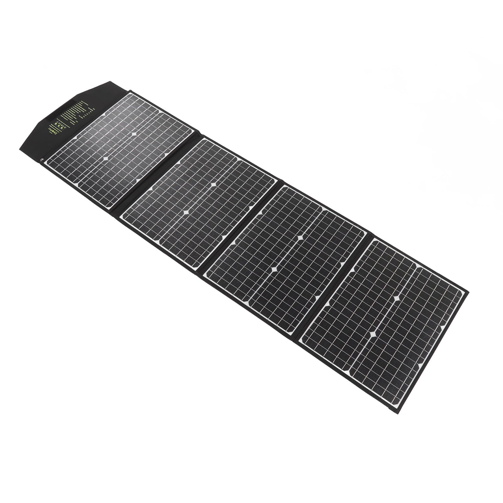 Fdit Panel Solar Monocristalino de 100W, Panel Solar Plegable Portátil, | 100W para Camping Al Aire Libre, 23% de Eficiencia, ETFE Impermeable, Protección Segura contra Sobrecorriente, Carga