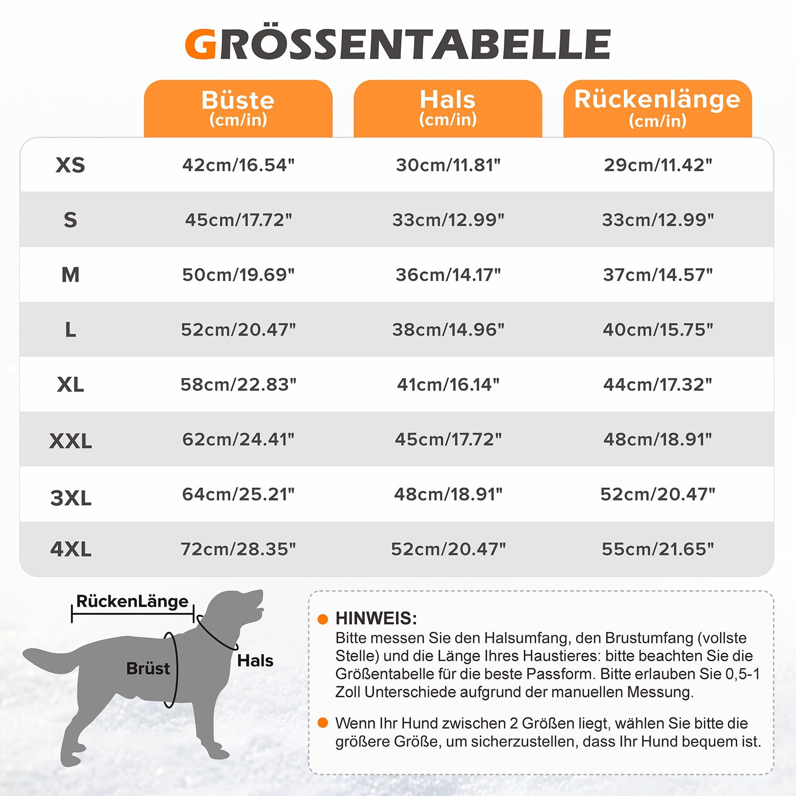 Giacca invernale per cani di taglia grande, impermeabile, con imbracatura e cerniera, facile da indossare
