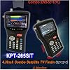 Digital Signal Finder, 4.3 Handheld Combo Satellite Finder DVB-S2+T2+C Receiver Kpt- 265ST+ CCTV Monitor DVB-S/S2 MP4 HevcH.265 AVS+ Color : Kpt 265st AHD, Size : Plug