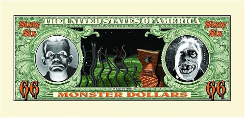 Miniatura 3 de Juego de 100 billetes de dinero de Halloween de Scary Monster