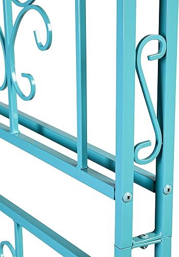 Miniatura 3 de Plow & Hearth Arch - Cenador de metal para jardín al aire libre, Montebello, 84 pulgadas de alto x 53 pulgadas de ancho x 23 pulgadas de