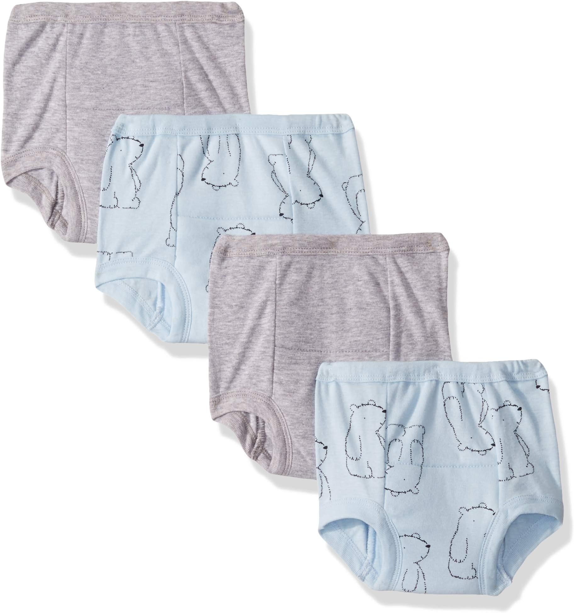 GerberBaby Boys' Infant Toddler 4 Pack Potty Training Pants Underwear