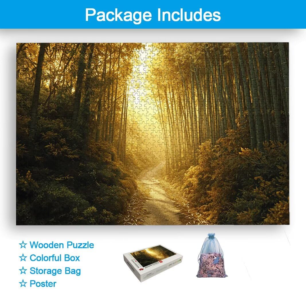 Puzzle 5000 Piezas, Puzzle Bosque de Madera para Adultos, Regalos -2426