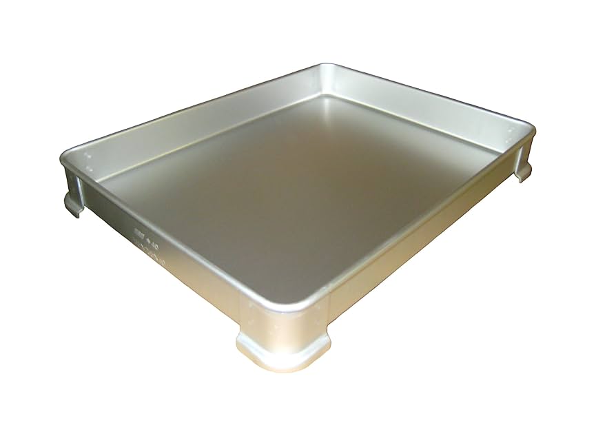 餃子バット　業務用　アルミ　8枚　EBM 中 40 餃子バット（中） 【業務用食材の仕入れなら八面六臂】