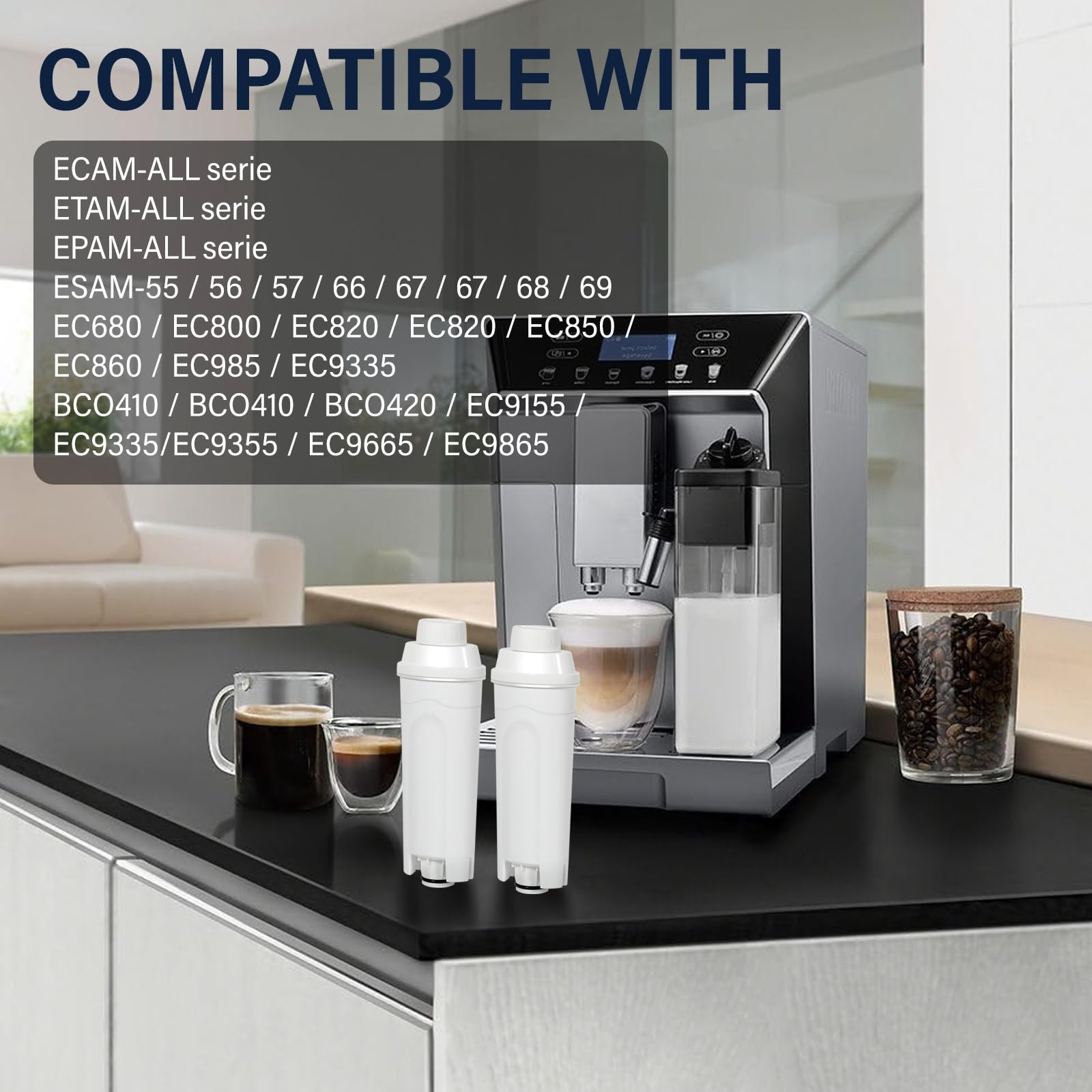 デロンギ DLSC002互換エスプレッソマシン用フィルターカートリッジ10本 デロンギ DLSC002互換エスプレッソマシン用フィルターカートリッジ10本