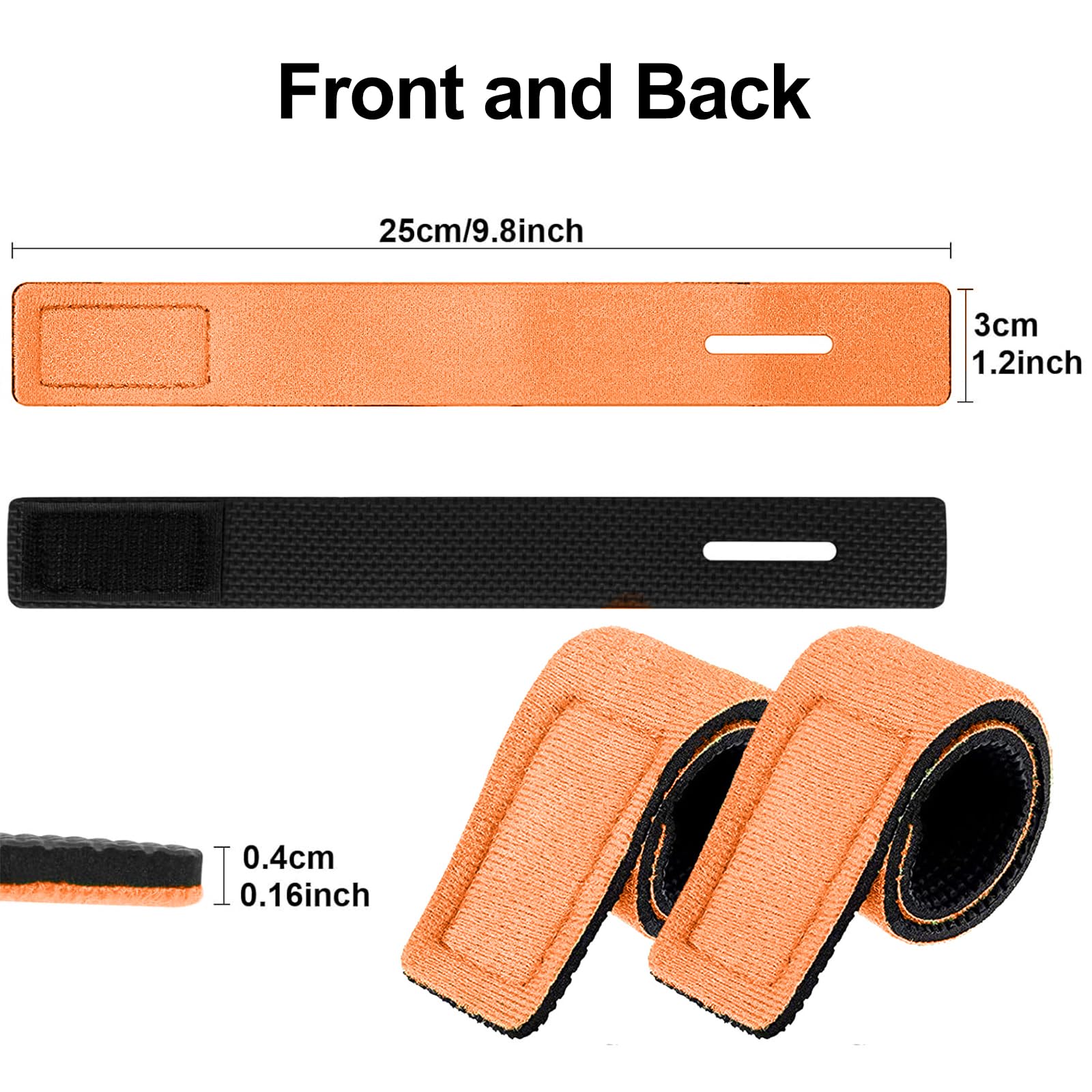 8x Fishing Rod Straps Fishing Pole Straps?Fishing Pole Ties Fishing Pole Holders for Bank Fishing?Fishing Rod Ties?Portable Fishing Belt Rod Holder Strap for All Fishing Rods