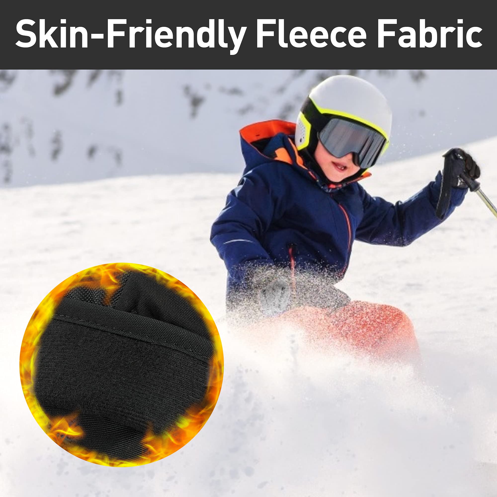 Arcweg Handschuhe Kinder Jungen Winter Warm Winterhandschuhe Skihandschuhe Fahrradhandschuhe Mädchen rutschfest Wasserdicht Gloves Laufhandschuhe Fingerhandschuhe Sport Wandern Laufen Ski