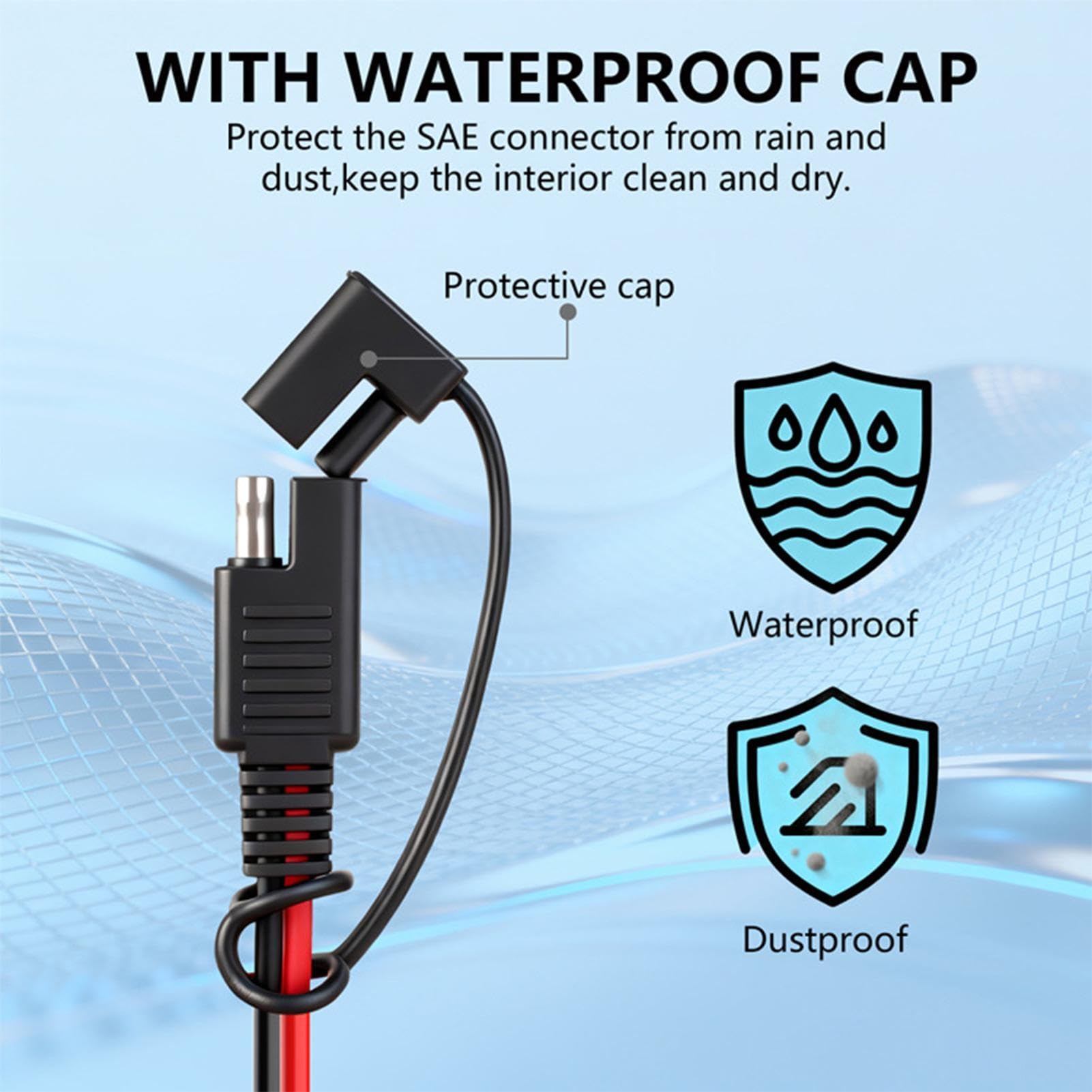 Chargeur de batterie de moto 12 V portable intelligent