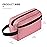 Icramsy Travel Toiletry bag Toiletry bag for women men Hanging Cosmetic bag Travel accessories for Women Men (Dusky pink)