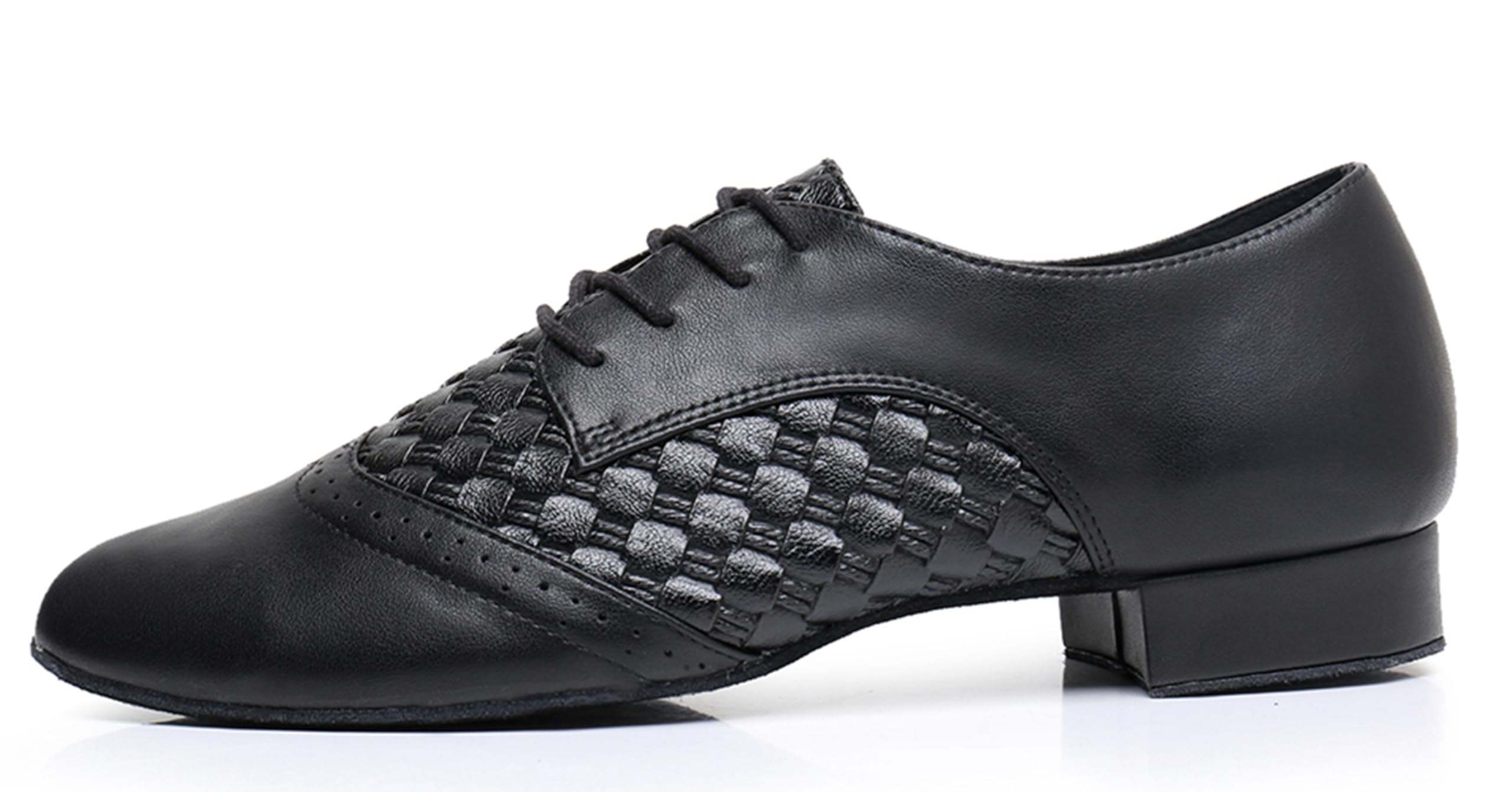 Męskie buty do tańca towarzyskiego sznurowane buty do tańca latynoskiego
