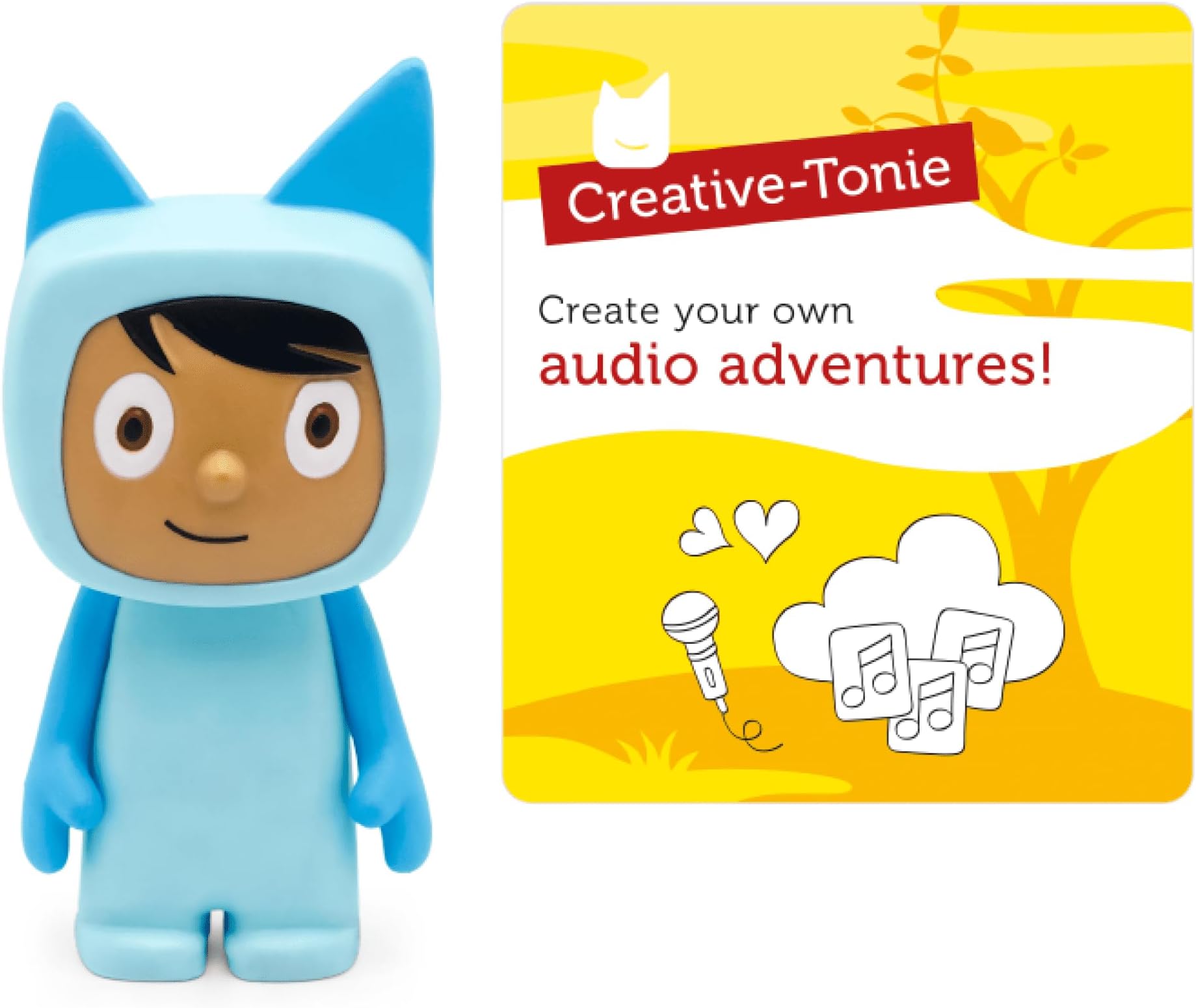 Creative Audio Character - Record and Upload up to 90 Minutes of Your Own Stories and Songs - Light Blue/Medium