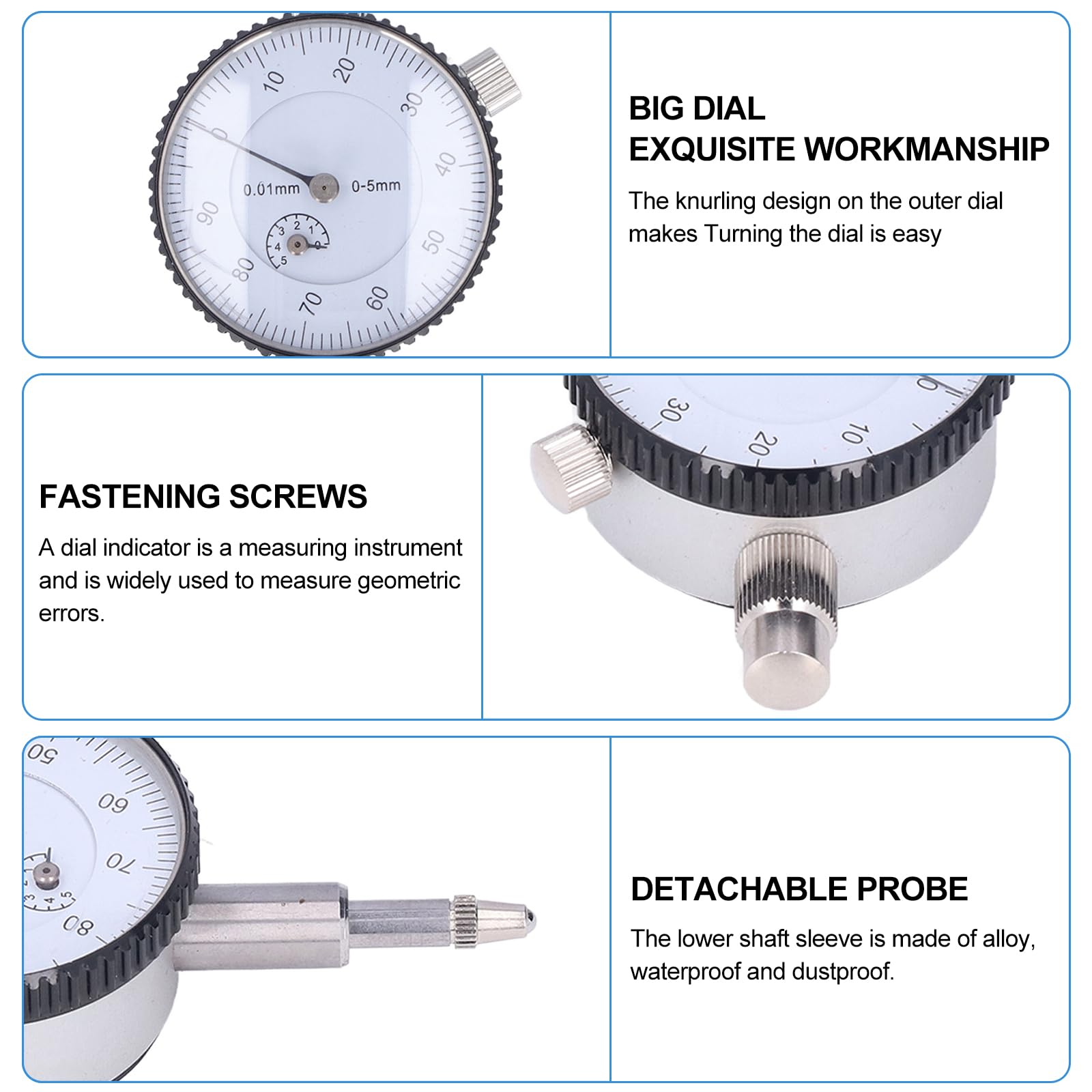 Comparatore Centesimale A Orologio 0-10 Mm - Precisione Italiana - Foto 9