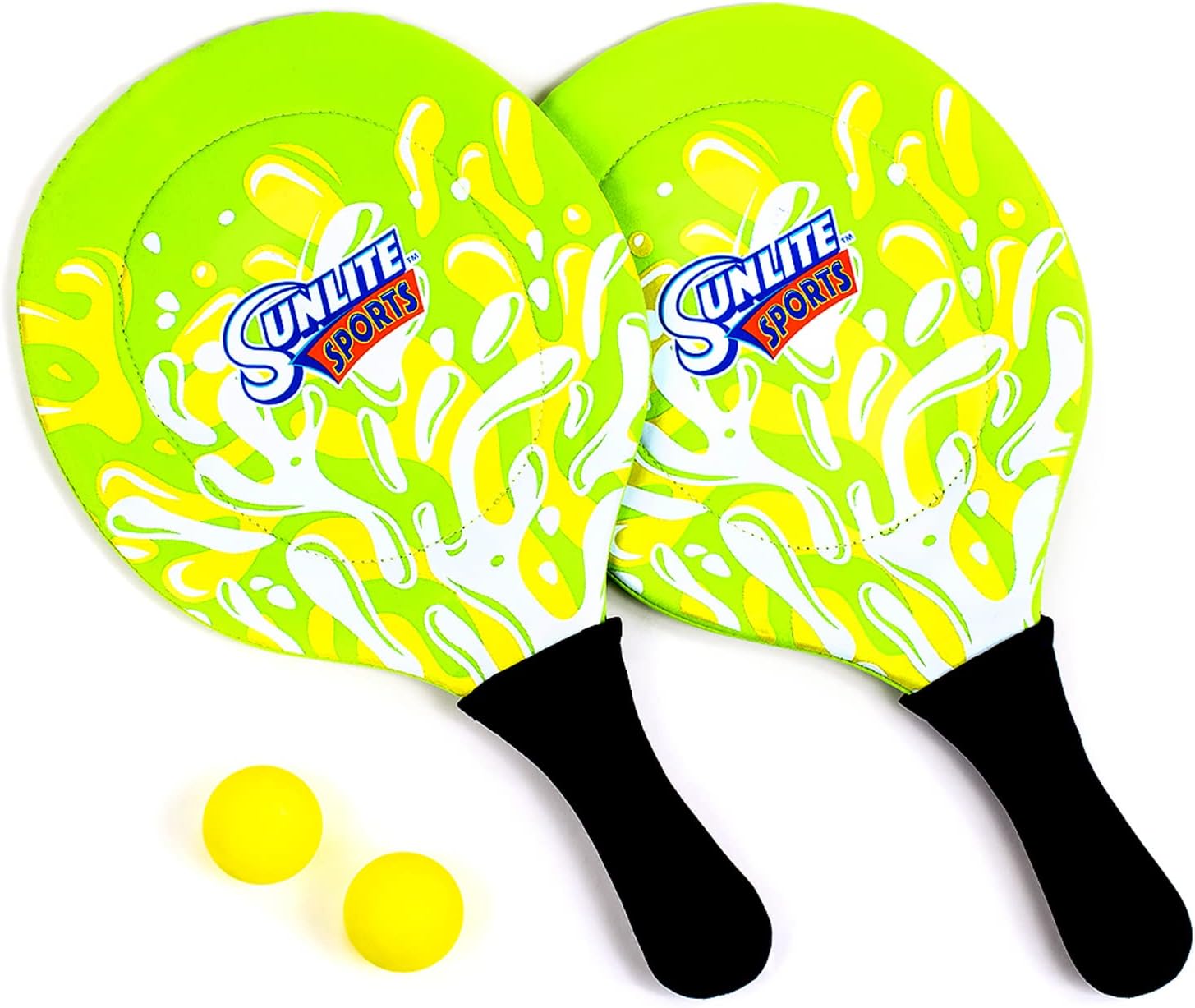 Sunlite Sports Beach Paddle Game Set, 2 Paddles and 2 Balls, Perfect