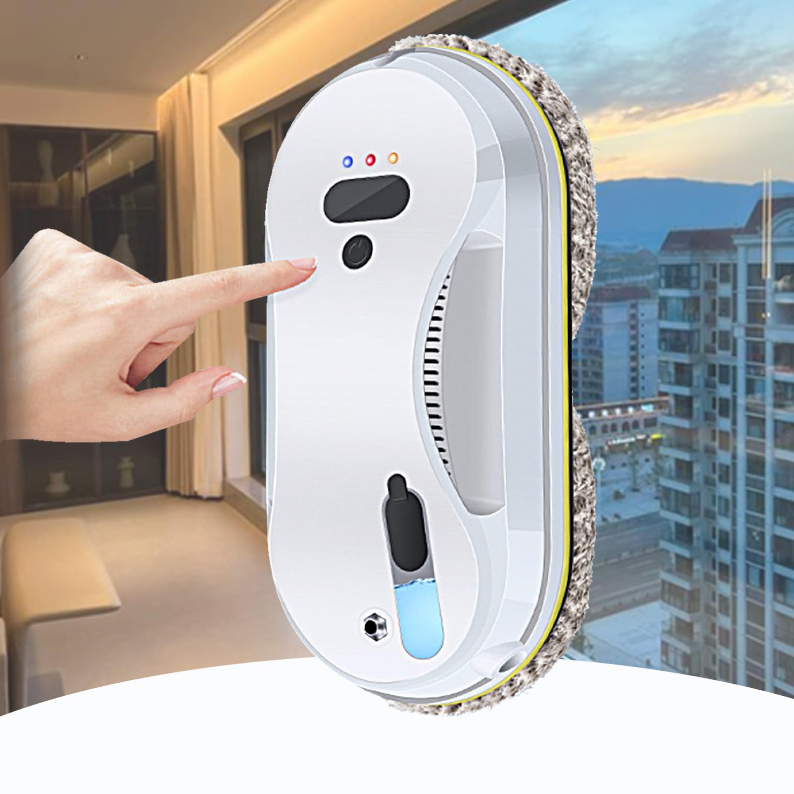 Robot Do Mycia Okien Z Automatycznym Spryskiwaczem Wody, Robot Do Mycia Okien Zdalnie Sterowany Z 3 Trasami Czyszczenia, Automatyczny Robot Do Czyszczenia PłAskich śCian