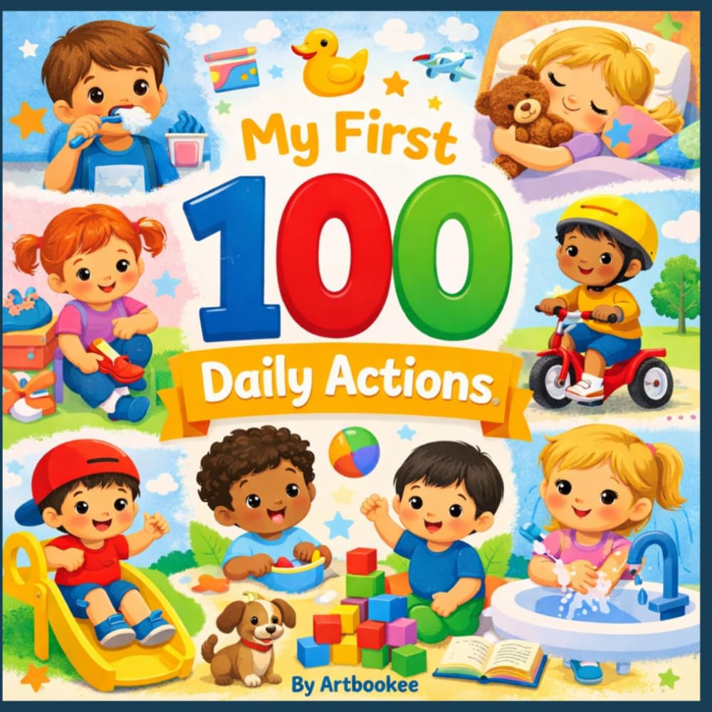 My First 100 Daily Actions: A Fun Learning Book for Toddlers and Preschool Kids