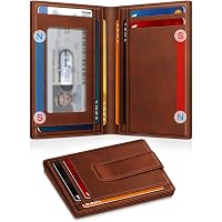 Men's Front Pocket Bifold Wallets with Money Clip only