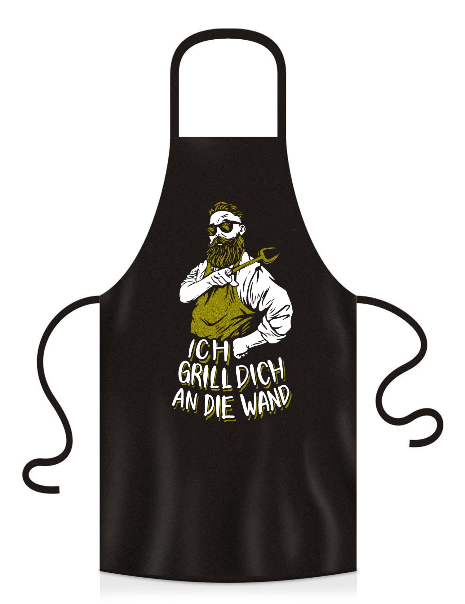 YORA Grillschürze für Männer Vatertagsgeschenk - Kochschürze lustig [inkl. Urkunde] - lustige Geschenke zum Vatertag - Geschenkideen Opa & Papa - Leute